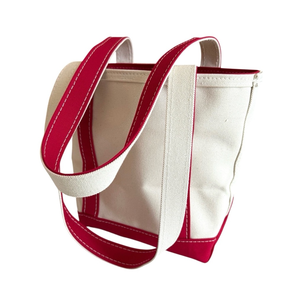 L.L. Bean Long Handles Zip-Top Red Boat and Tote
